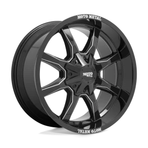 Moto Metal – MO970 – Black – 16″x8″ 0mm – Summer Wheels – MO970680673B00